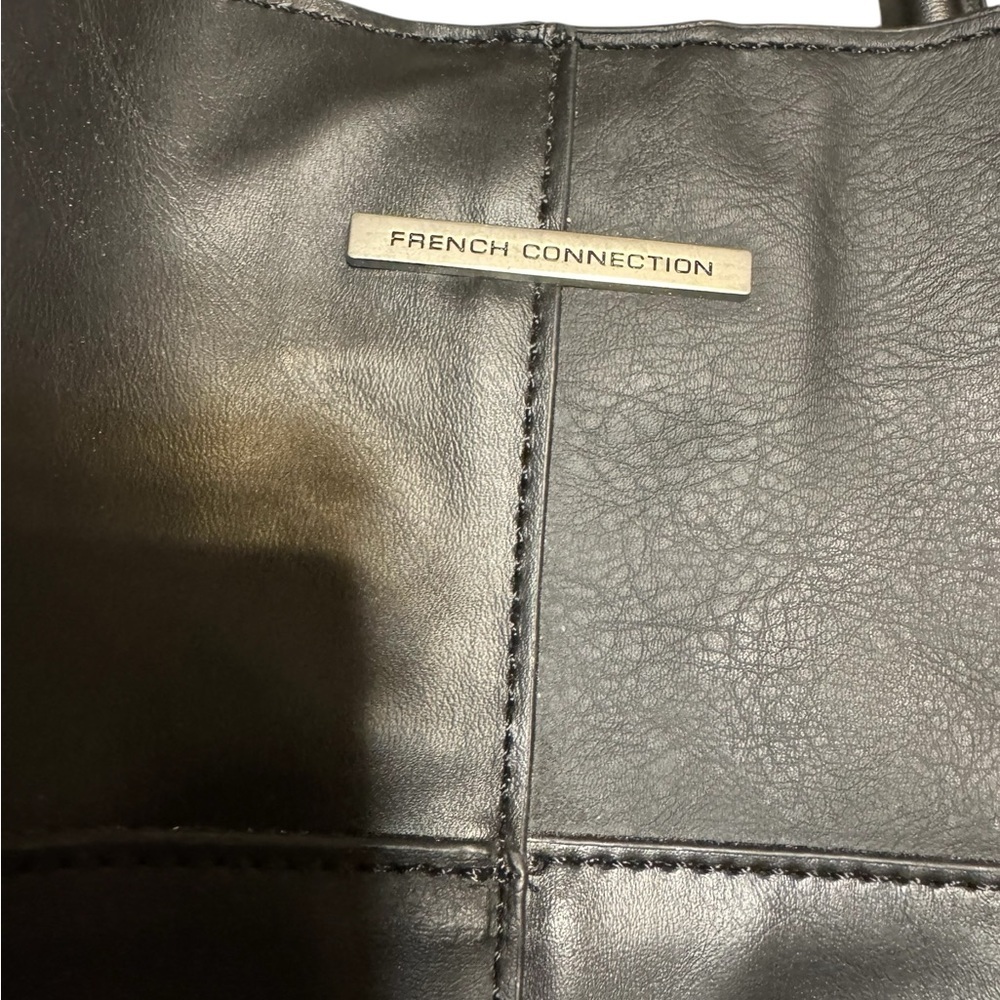 🖤 French Connection‎ Black Penny Convertible Crossbody Tote Bag 🖤 - Picture 4 of 4